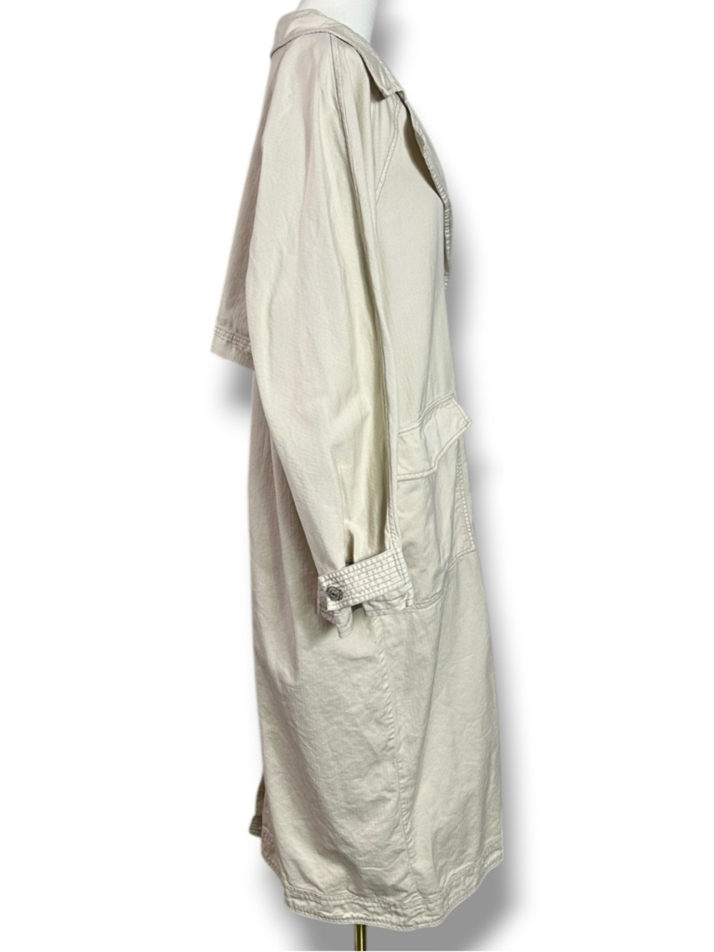 Free People Beige Trench Coat - Picture 8 of 14